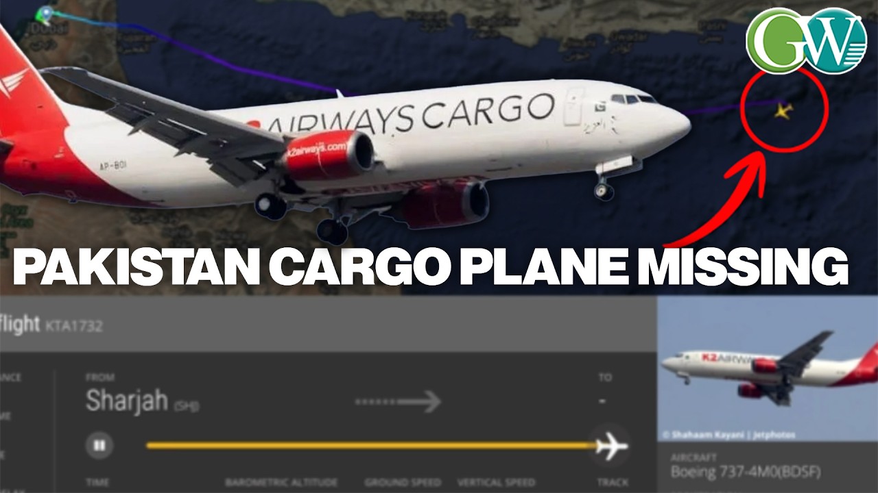 PAKISTAN CARGO PLANE WITH 5 ONBOARD GOES MISSING; SEARCH OPERATION UNDERWAY
