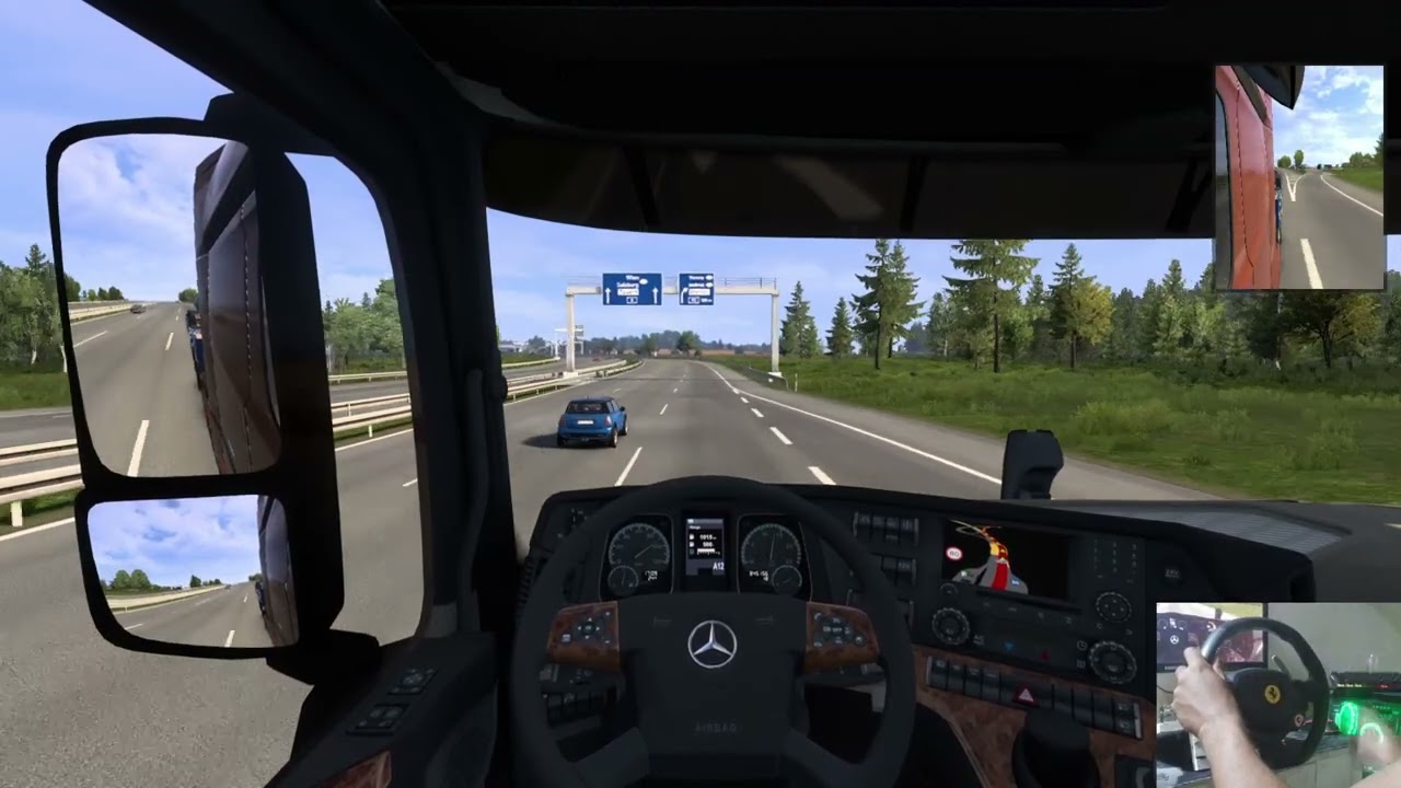 ETS2 com Volante Caseiro 🔥 Primeira Gameplay Realista | Euro Truck Simulator 2