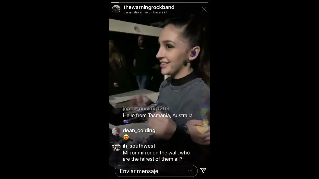 The Warning live Instagram #12