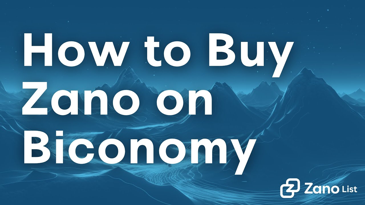 How to Buy Zano on Biconomy | Step-by-Step Exchange Tutorial
