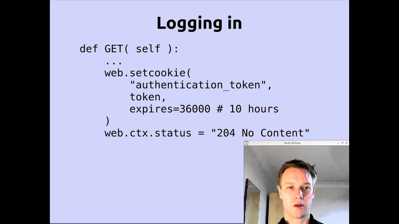 Token-based security in a REST API