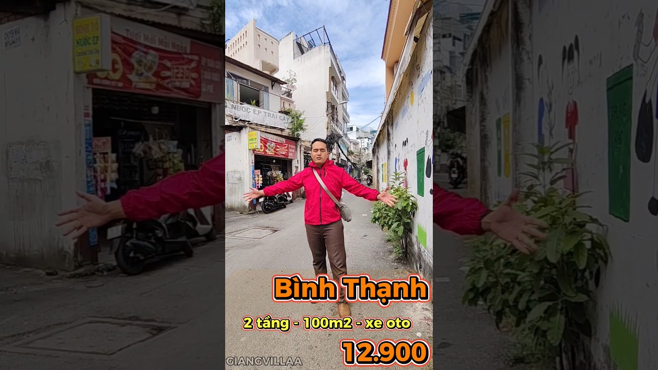 Nguyễn Văn Đậu / 100m2 / 12🥬x/ B&igrave;nh Thạnh#giangvillaa #nha #batdongsan #binhthanh #nguyenvandau