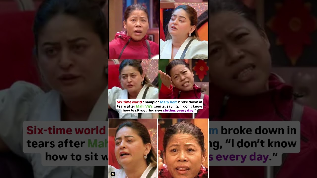 Mary Kom Breaks Down in Tears After Mahi Vij&rsquo;s Taunts 💔#MaryKom #MahiVij #BoxingChampion #ViralNews