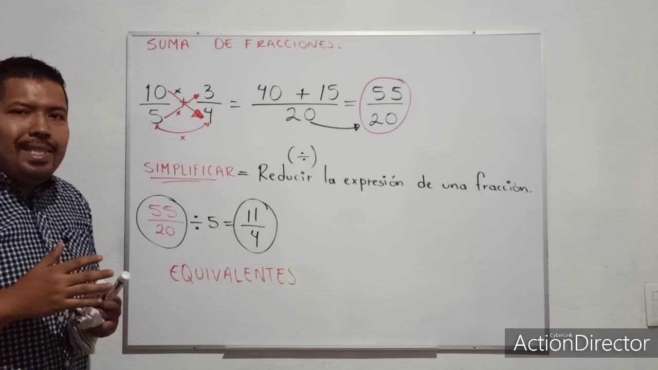 SUMA DE FRACCIONES