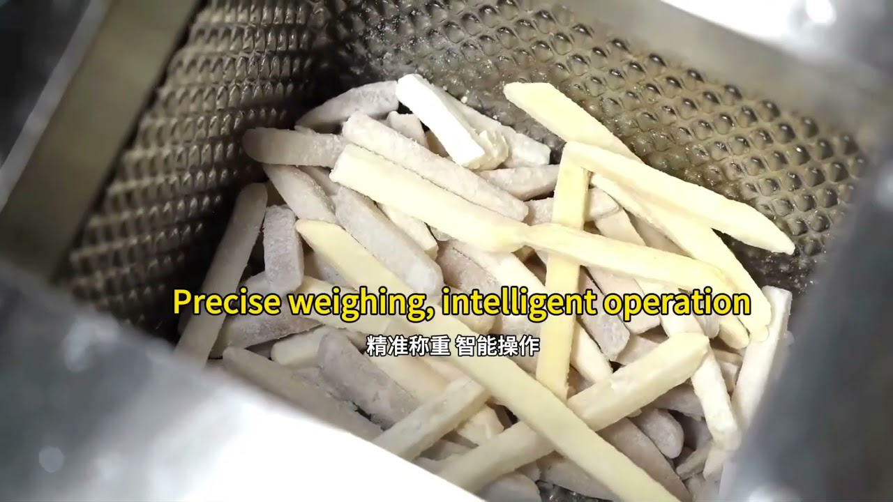 🍟Fully Automatic French Fries Vending Machine #FrenchFryRobot #FutureFastFood #vendingmachine #usa