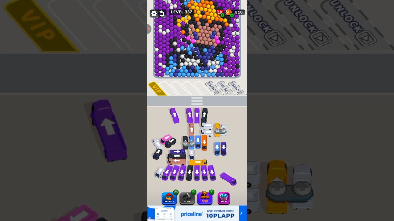 Bubble Bus 🚌: Parking Jam Puzzle Game level 337