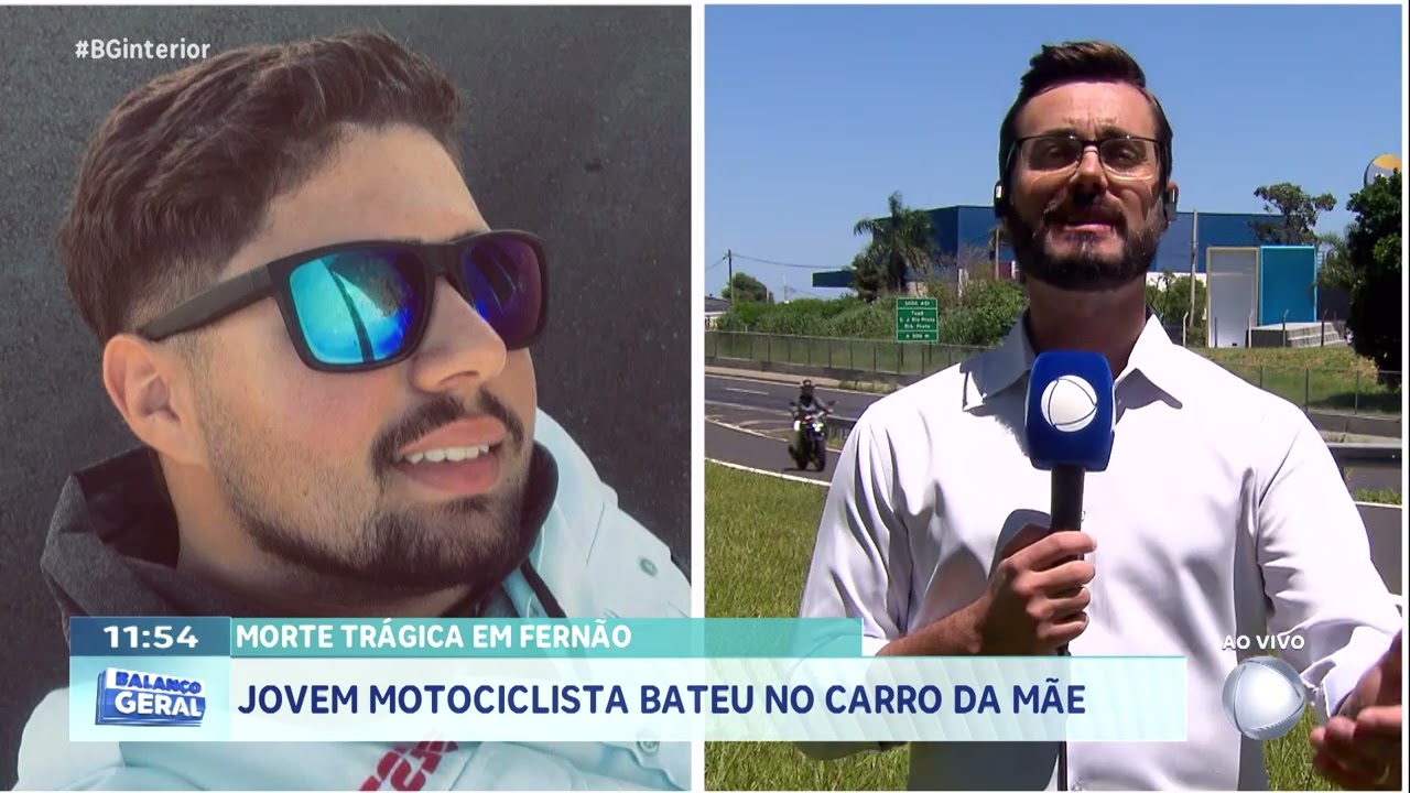 Morte em trágica em Fernão: jovem motociclista bateu no carro da mãe