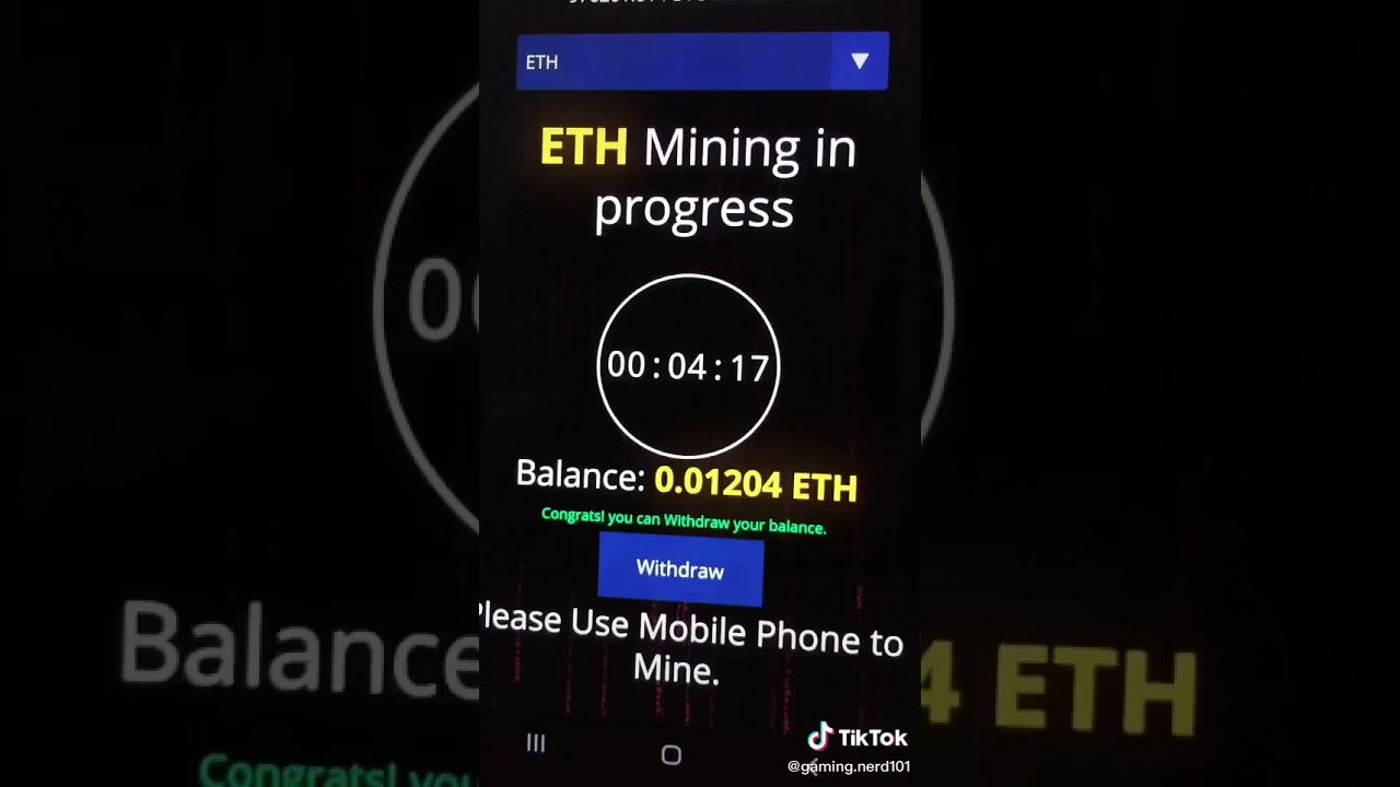 How To Mining Ethereum On Mobile PC Websites Bitcoin Crypto Best Scenes Clips Reactions #Shorts