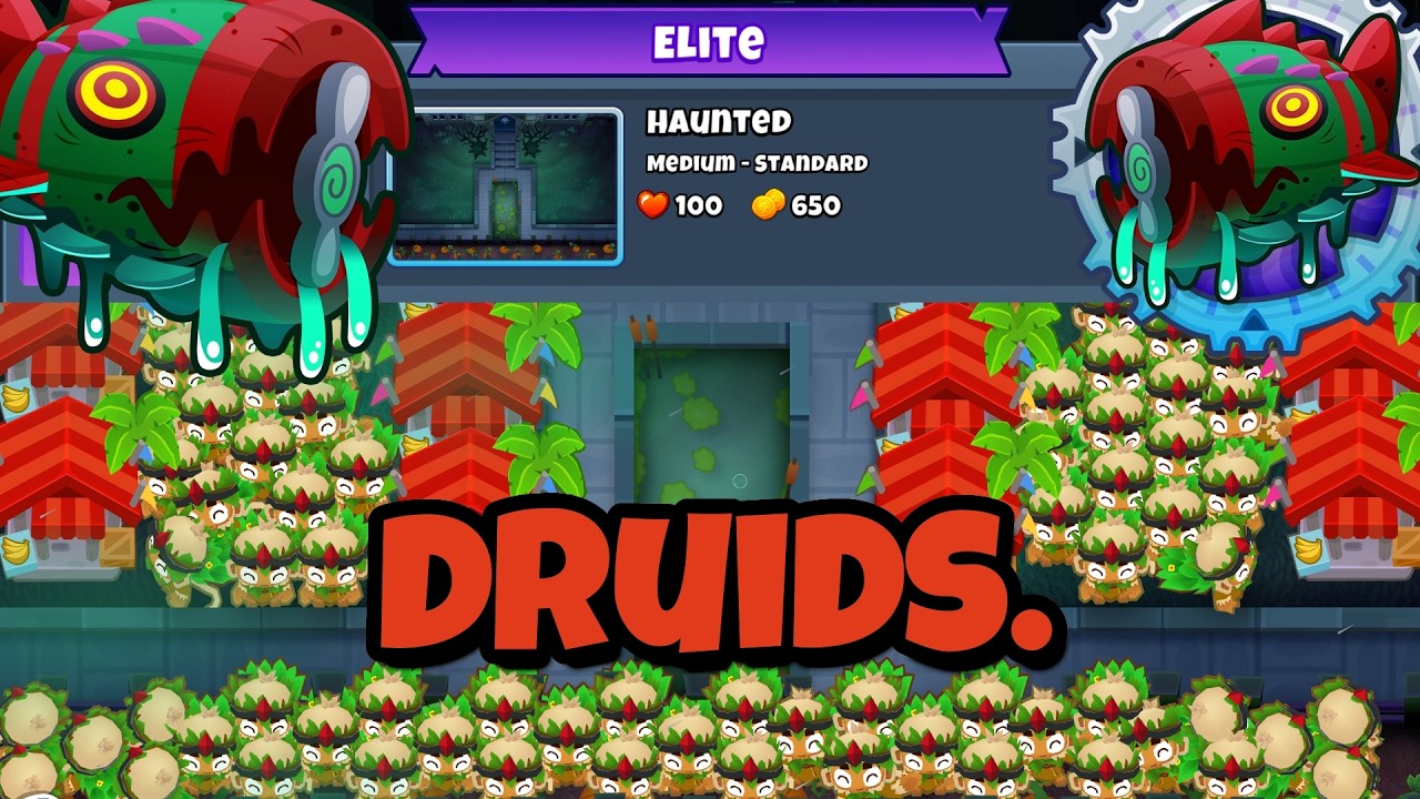 BTD6 Elite Bloonarius Boss Tutorial || Minimal Monkey Knowledge || Haunted