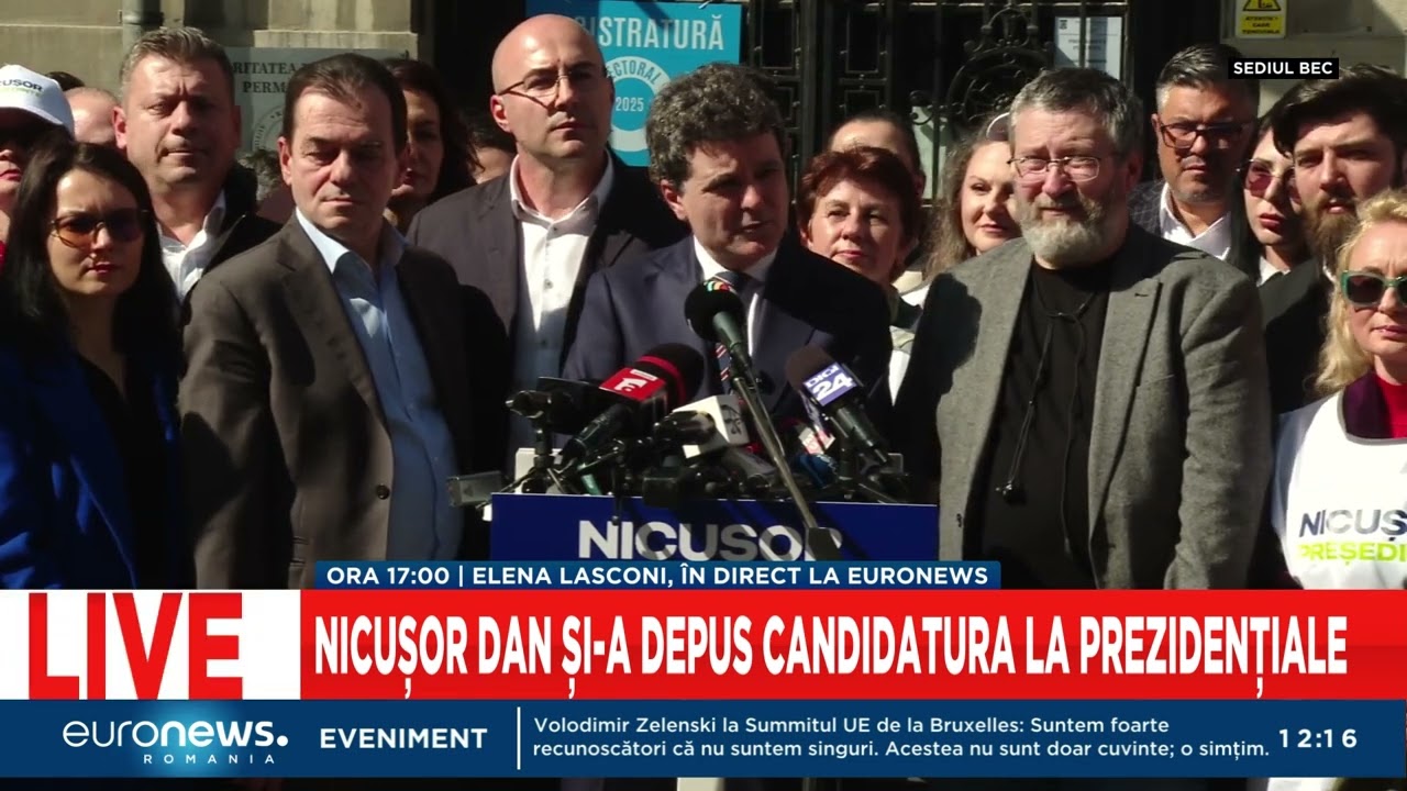 Prezidențiale 2025. Nicușor Dan și-a depus candidatura: „Va fi o campanie electorală a voluntarilor”