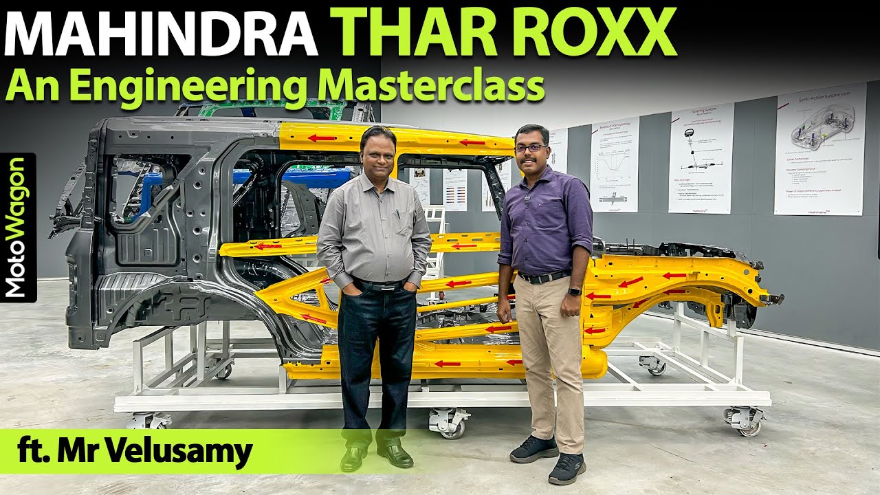 Mahindra Thar Roxx | An Engineering Masterclass | ft. Mr Velusamy | MotoWagon.