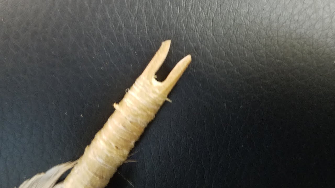How To Make A Self Nock [That Doesn't Suck] In Bamboo Or Rivercane Arrows!