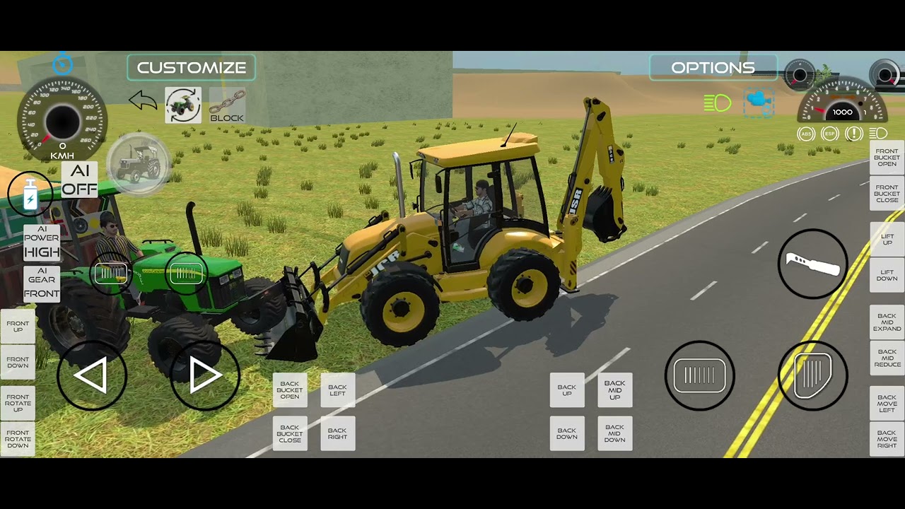 Tractor aur JCB games loading trolley challenge video uploadingIndian Vehicles Simulator 3d