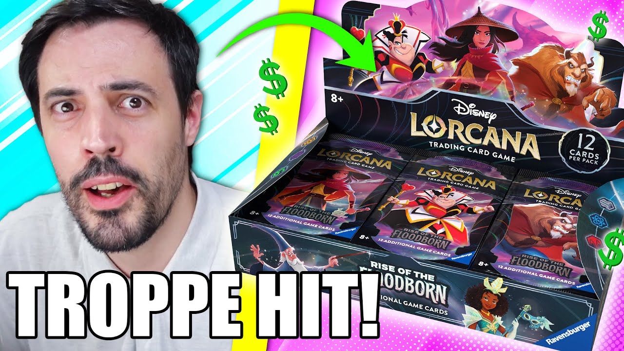 Questo NUOVO Box di Lorcana Rise of the Floodborn è PIENO DI CARTE COSTOSE