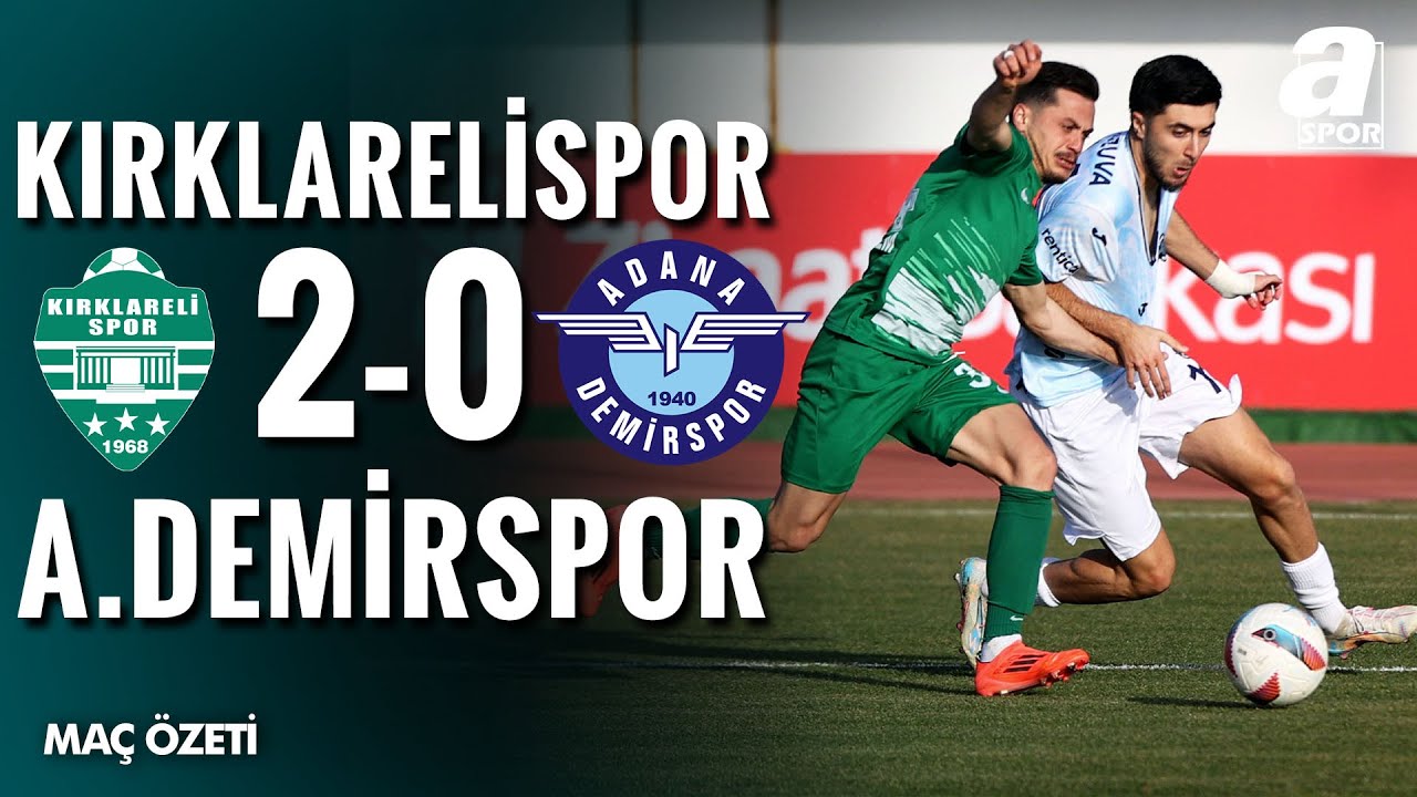 Kırklarelispor 2-0 Adana Demirspor | MAÇ ÖZETİ Ziraat Türkiye Kupası 5.Tur Maçı