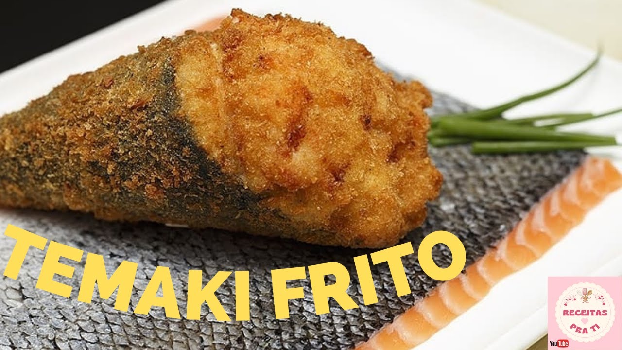 TEMAKI FRITO - MAIS FÁCIL IMPOSSÍVEL E SUPER DELICIOSO.