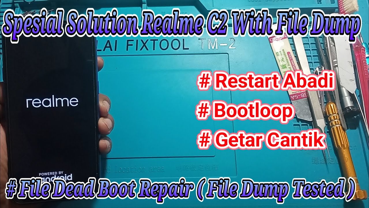 Realme C2 Rmx1941 Restart Abadi Super Bandel Done With File Dump ( File Dead Boot Repair Tested )