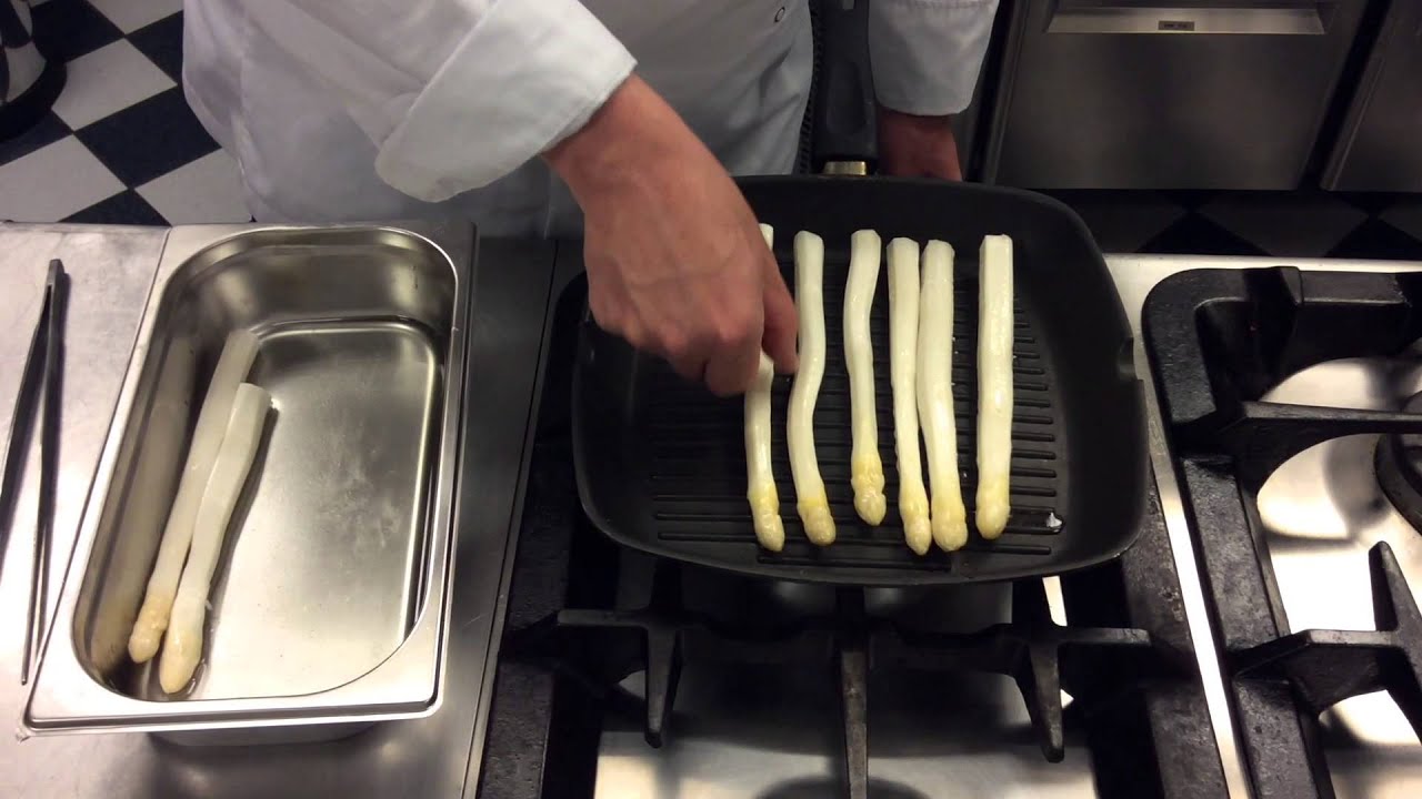Gegrilde asperges