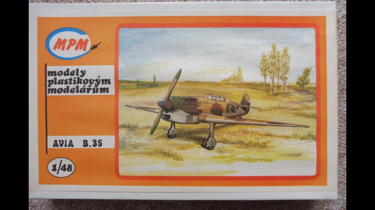Avia B-35 1:48 MPM - Unboxing