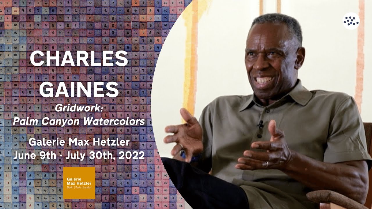 CHARLES GAINES - Gridwork: Palm Canyon Watercolors
