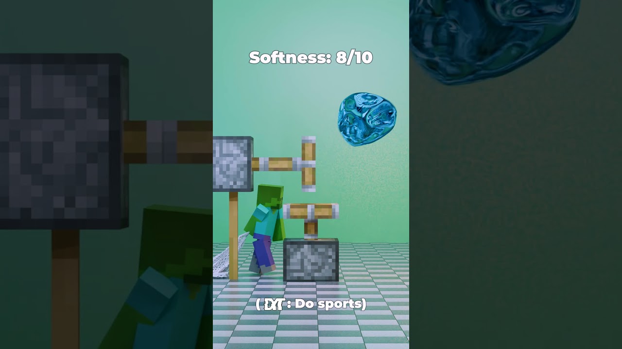 Minecraft + Blender: SOFT BODY Simulation! 💦 🔥✨😱