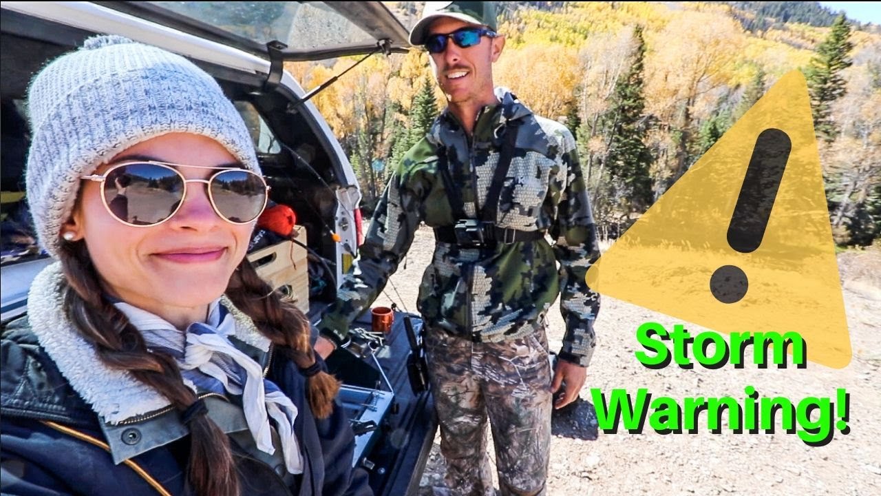 Packing Up Camp Before The Winter Storm Hits