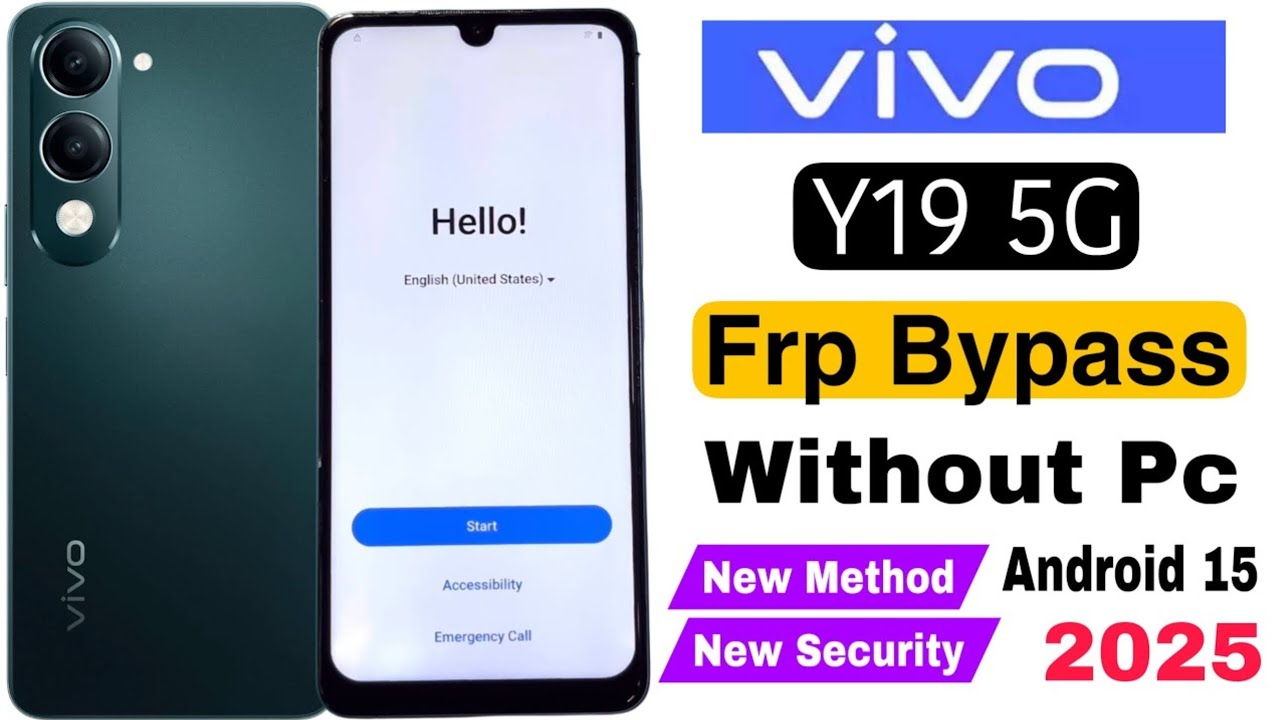 Vivo Y19 Frp Bypass | Without Pc | Google Account Lock Unlock - Android 15 New Security Update 2026