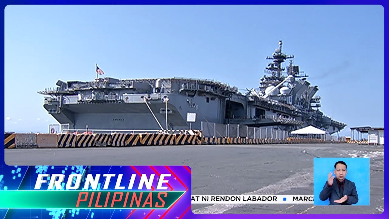 US warship, nakadaong sa Manila Port | Frontline Pilipinas