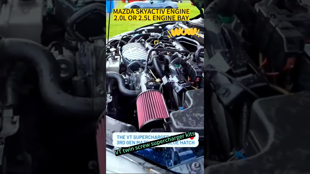 Mazda skyactiv engine for 2.0L 2.5L sup #supercharger #supercharged #mazda #vt #car