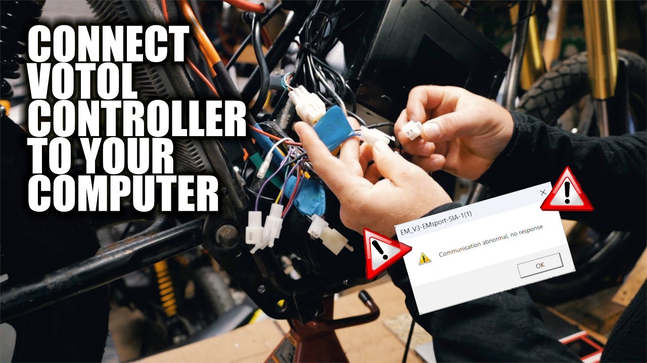 VOTOL Controller Computer Connection made easy DIY Electric E bike