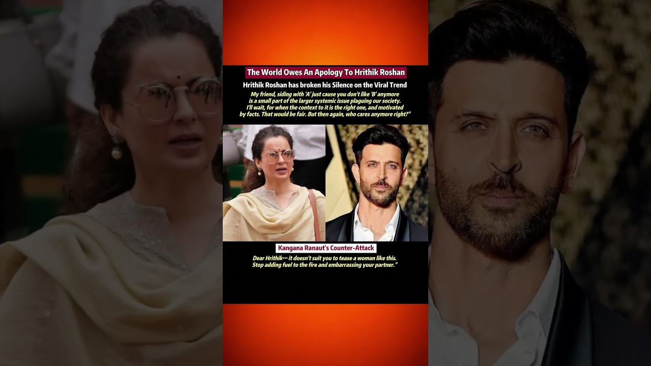 Hrithik Roshan and Kangana Ranaut social media post has sparked controversy back to 2016 legal feud