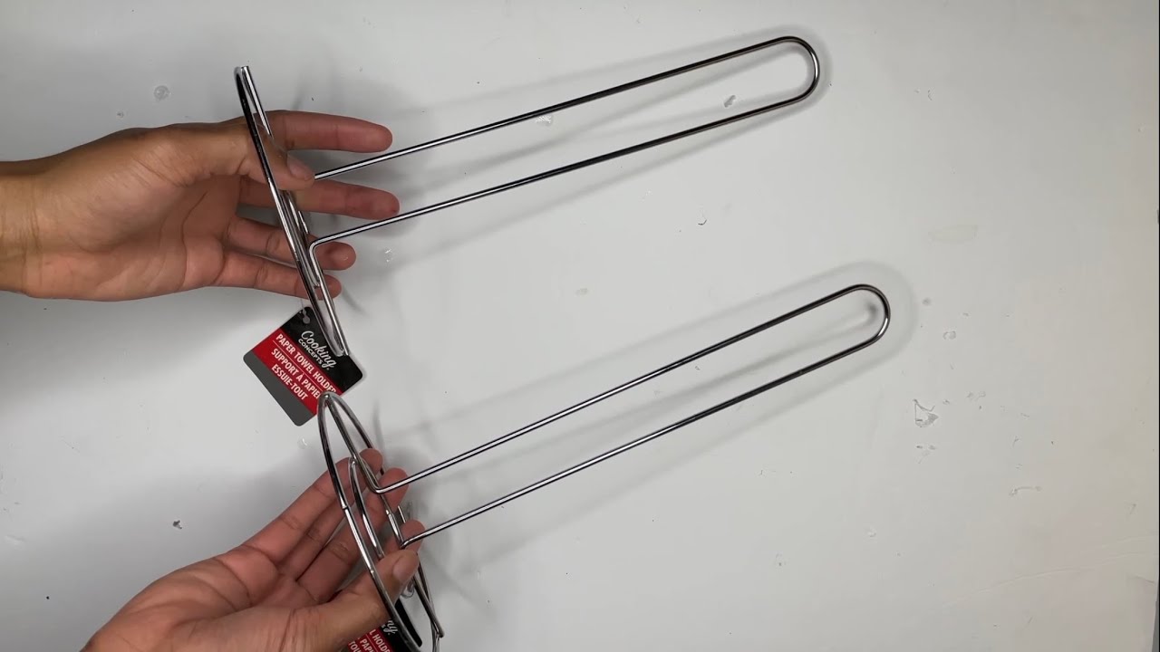 SEE WHAT SHE DID WITH THESE DOLLAR TREE PAPER TOWEL HOLDERS. DOLLAR TREE HACK! ORGANIZATION IDEAS