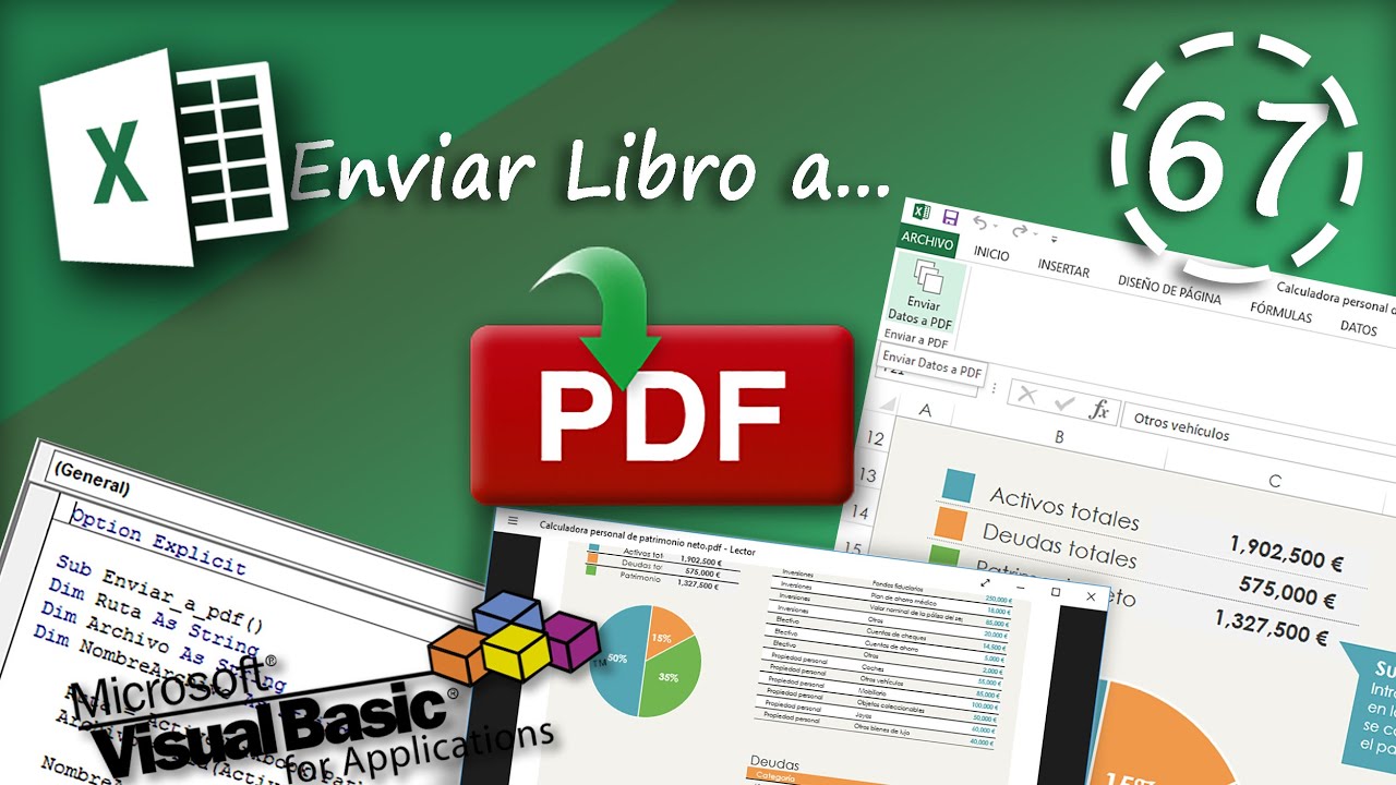 Enviar Libro de Excel a PDF | VBA Excel 2013 #67