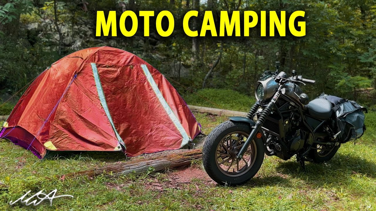 Первый КЕМПИНГ с моим Honda REBEL 500 SE