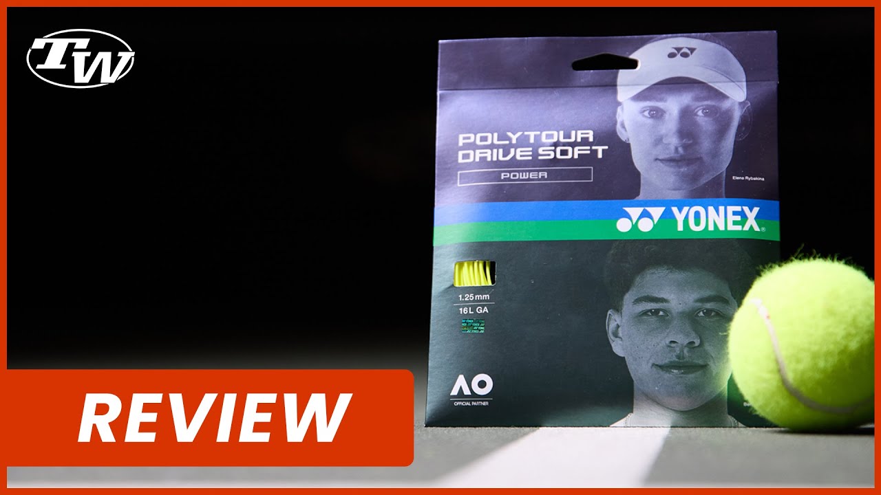 Possibly the best value tennis string on our site! Yonex POLYTOUR Drive Soft Review: spin & control