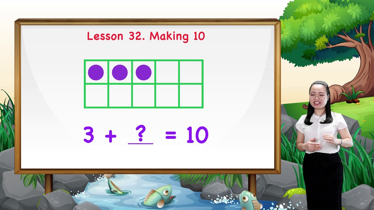Math For Kids - Lesson 32. Making 10 for Kids| Kindergarten