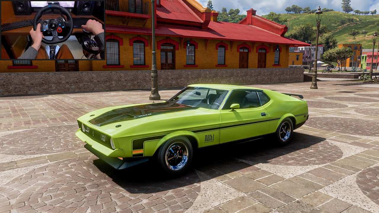 650HP Ford Mustang Mach 1 - Forza Horizon 5 | Logitech G29 + TH8A Gameplay