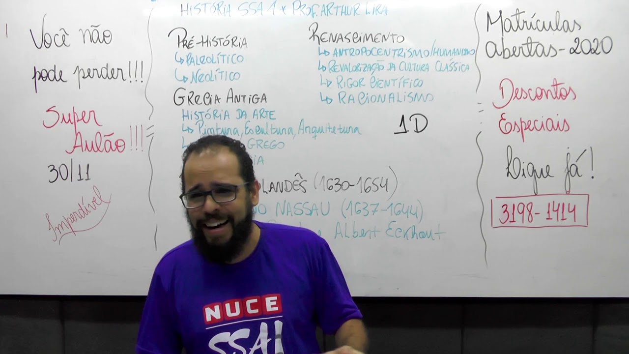 HISTÓRIA - SEMANA REVISÃO SSA1 - NUCE 2019