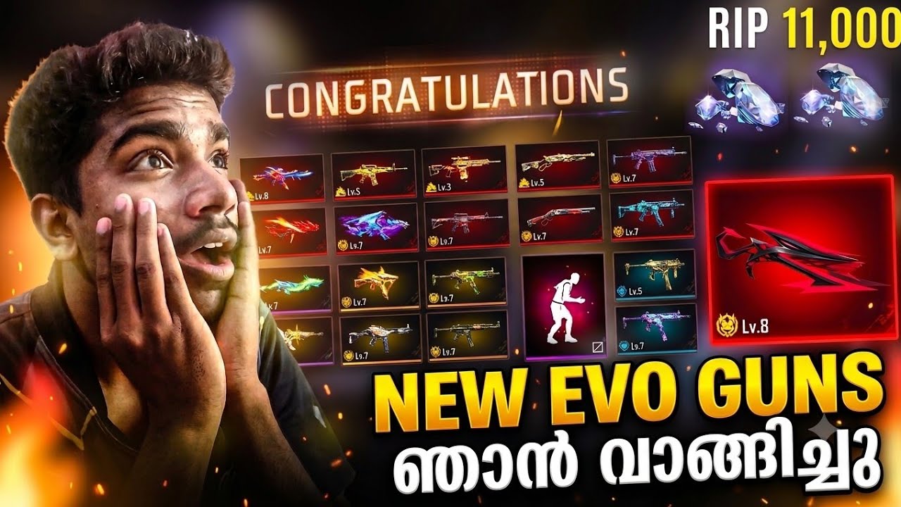 New Evo Vault Free Fire Spin |Evo M1014🔥  |FF New Event |FF New Event Today | FF Malayalam movie 