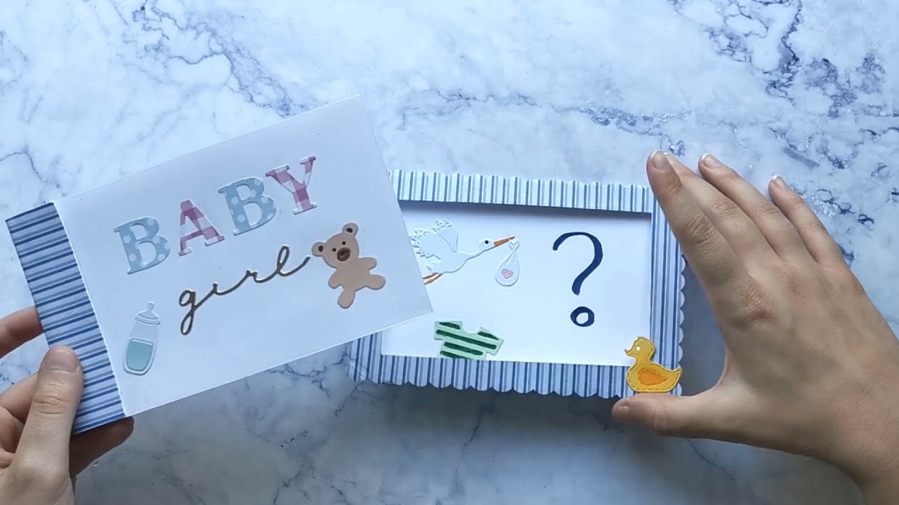 Gender Reveal Interactive Card | Charisma Crafts