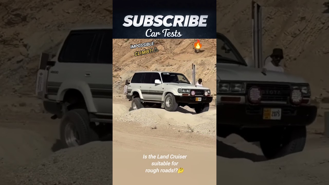 Can the Land Cruiser Survive This Suspension Test? 😲#shorts