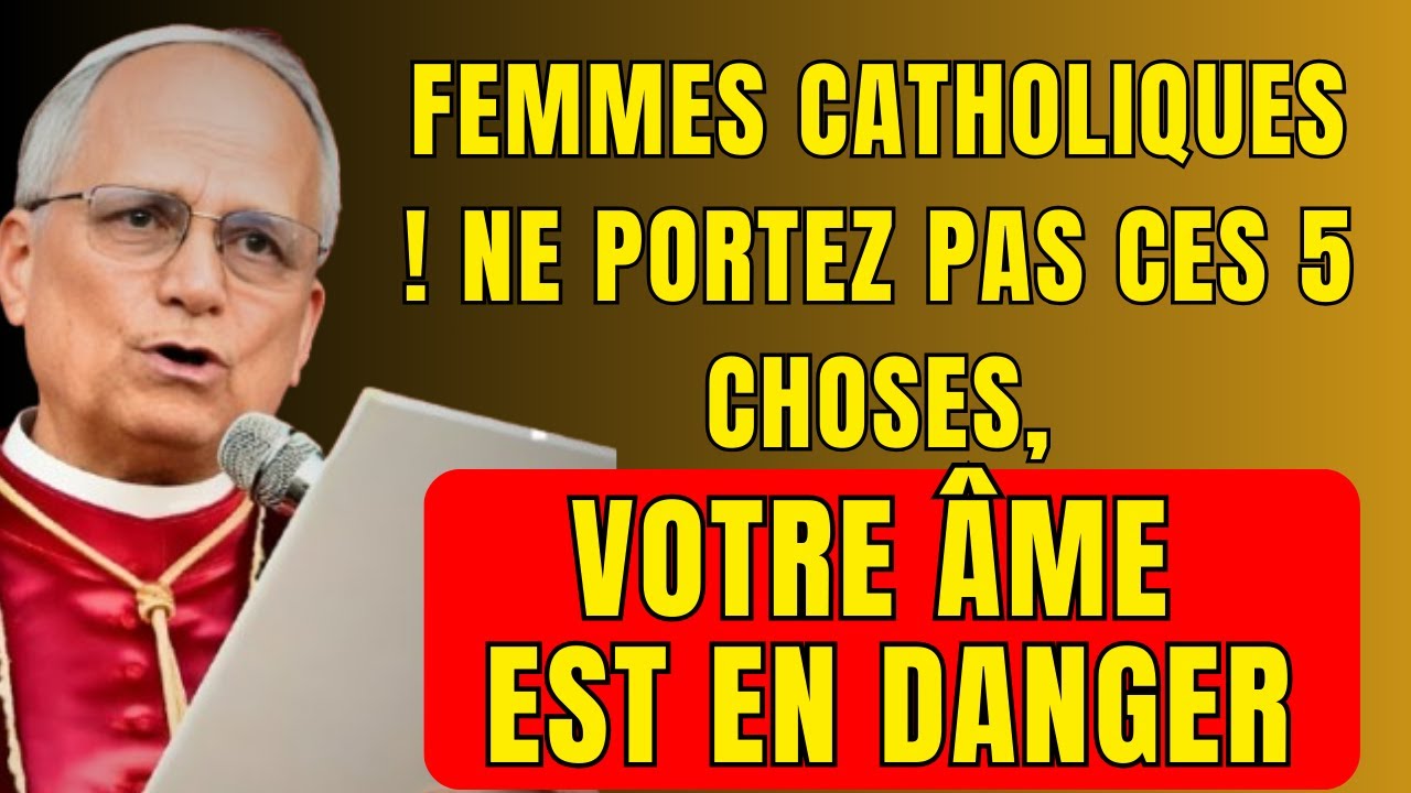 ⚠️ LE PAPE L&Eacute;ON XIV AVERTIT : 5 CHOSES QUE LES FEMMES CATHOLIQUES NE DOIVENT PAS PORTER !
