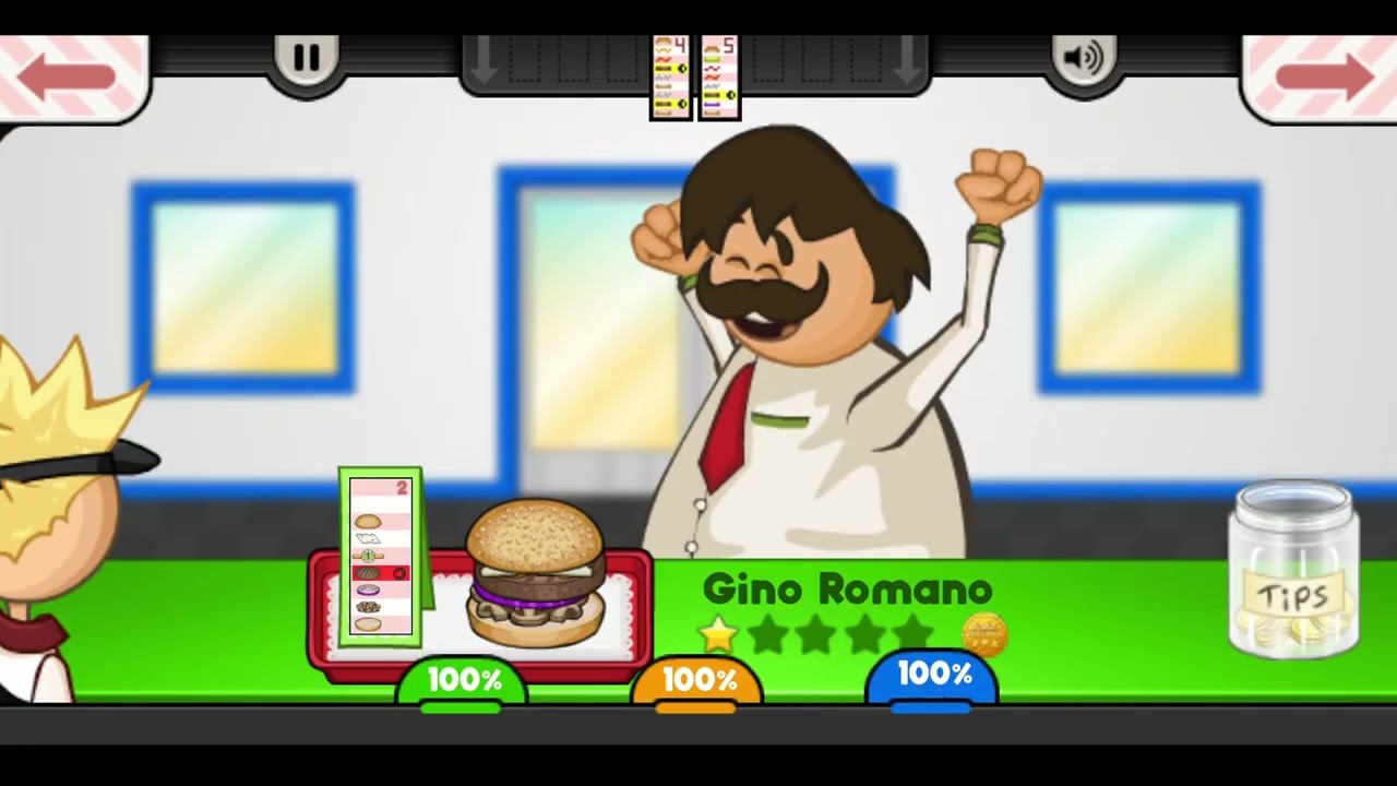 Papa's Burgeria To Go! - All Gold Customers Unlocked (The Finale)