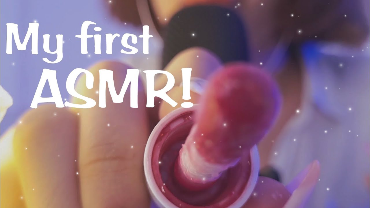 Trying an ASMR video for the first time!!!😆😴✨️ (mouth sounds, hand movements+ and doing your makeup)