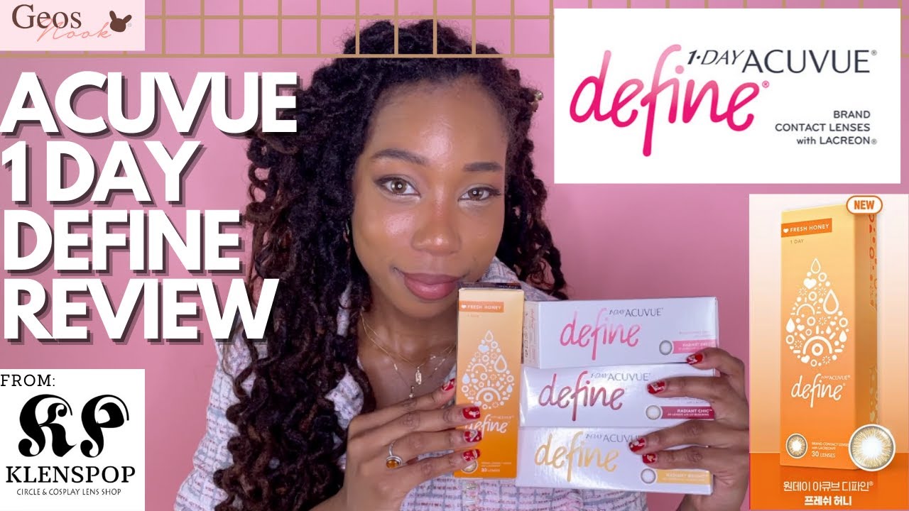 Acuvue 1-Day Define Review + Acuvue 1-Day Define Colors First Impressions!