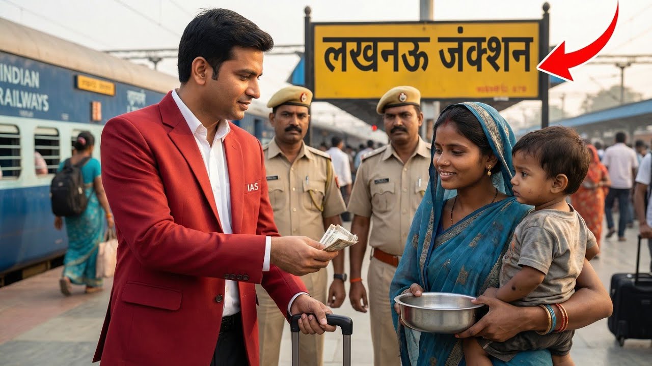 पति सालों बाद IAS ऑफिसर बनकर लौटा पत्नी रेलवे स्टेशन पर भीख मांग रही है फिर जो हुआ...