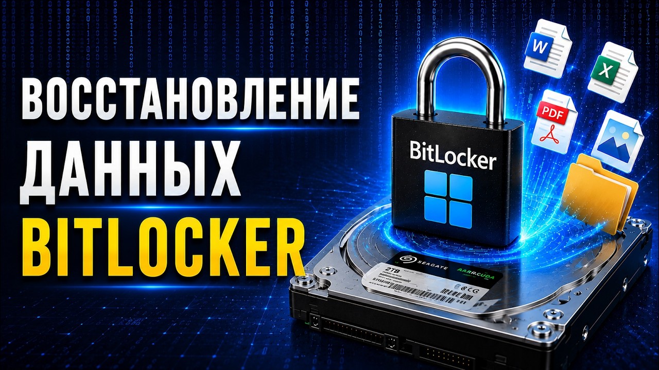 Восстановление данных с зашифрованных накопителей BitLocker