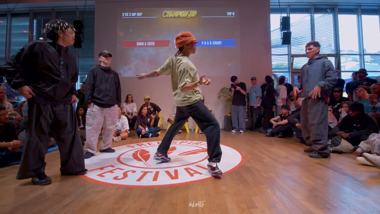 5000 & Seiya vs P-B & BSmart // HIP HOP TOP 8 // FREE SPIRIT FESTIVAL 2026 CHAMPIONSHIP