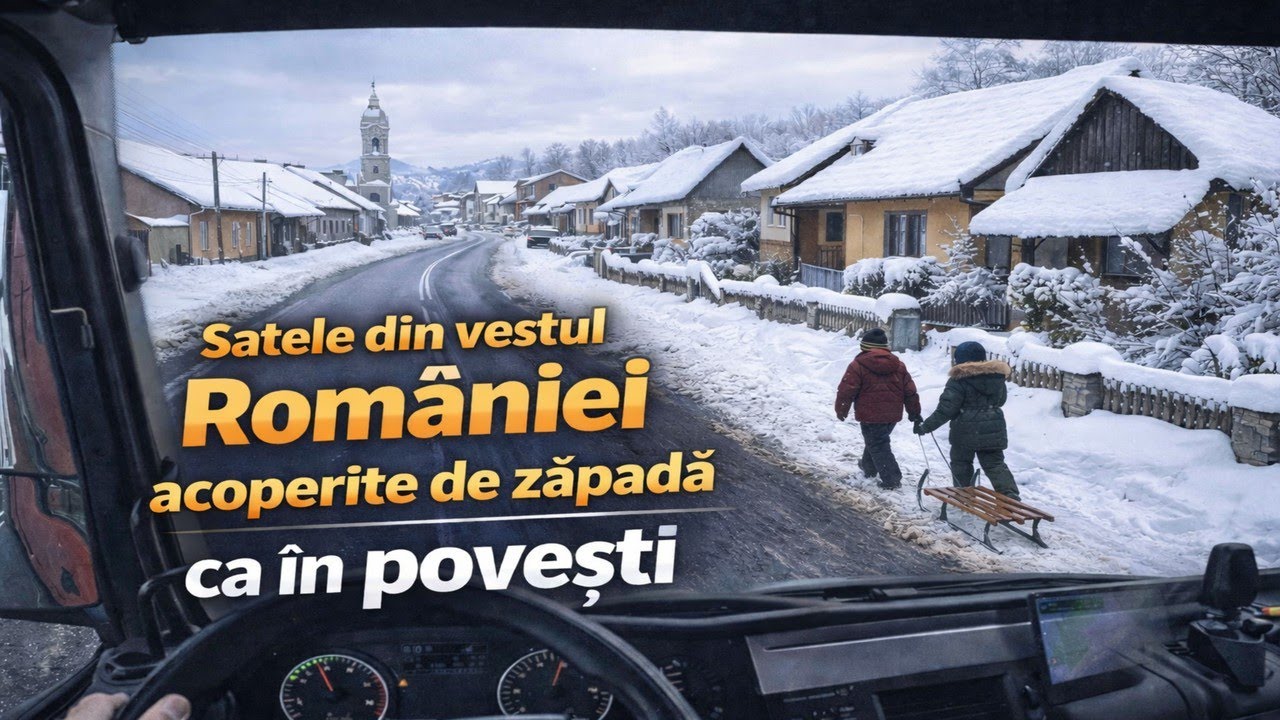 Drum prin Vestul României: sate îngropate în zăpadă | Prin sate de poveste