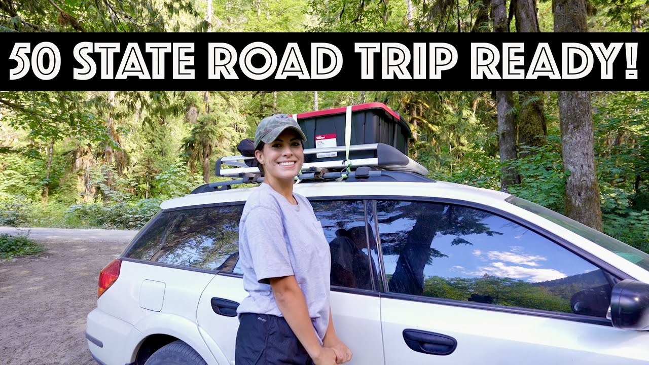 GETTING 50 STATE ROAD TRIP READY | Living In My Car
